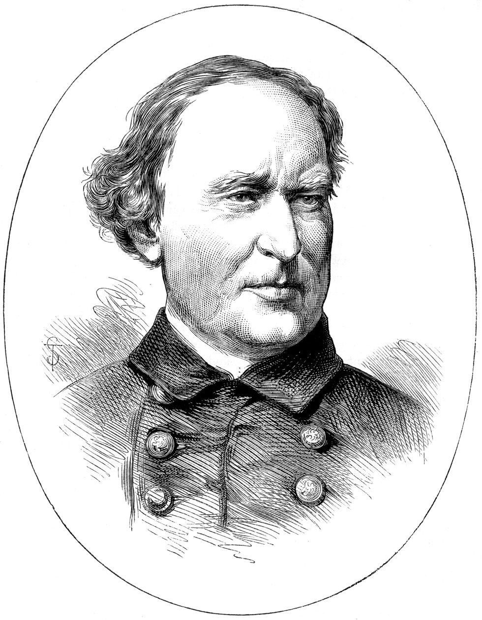 大卫·法拉格特（David Farragut），美国内战联盟海军军官，c1880 作者 不明