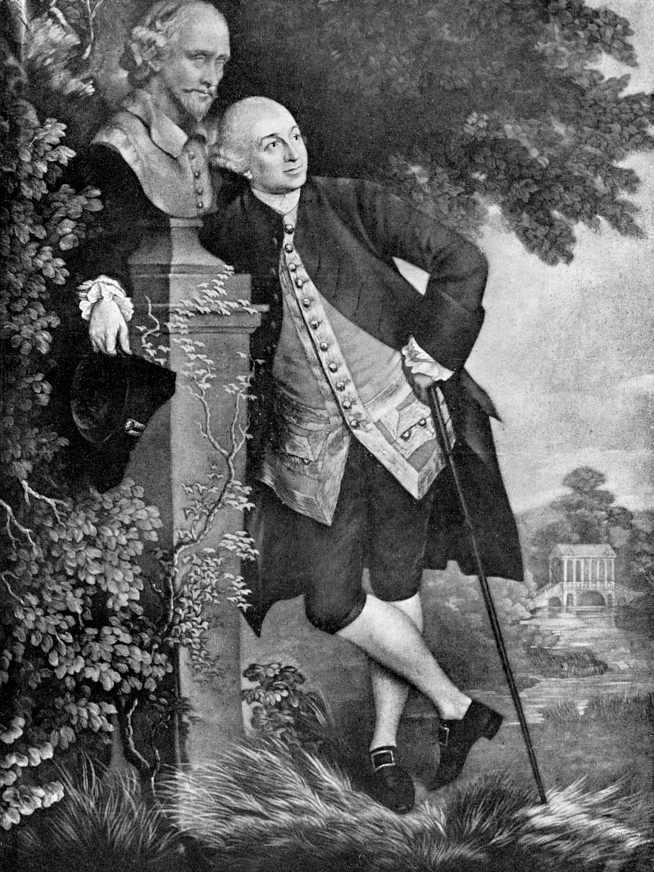 大卫·加里克（David Garrick）1717-1779，英国演员，编剧，剧院经理和制片人，1905年 作者 不明