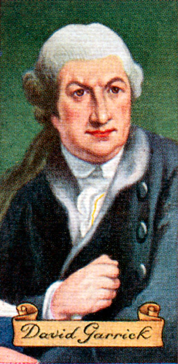戴维·加里克（David Garrick），摘自一系列香烟卡，1935年 作者 不明