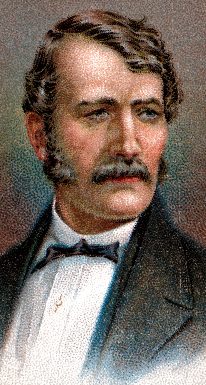 大卫·利文斯通（David Livingstone），19世纪苏格兰传教士和非洲探险家，约1915年 作者 不明