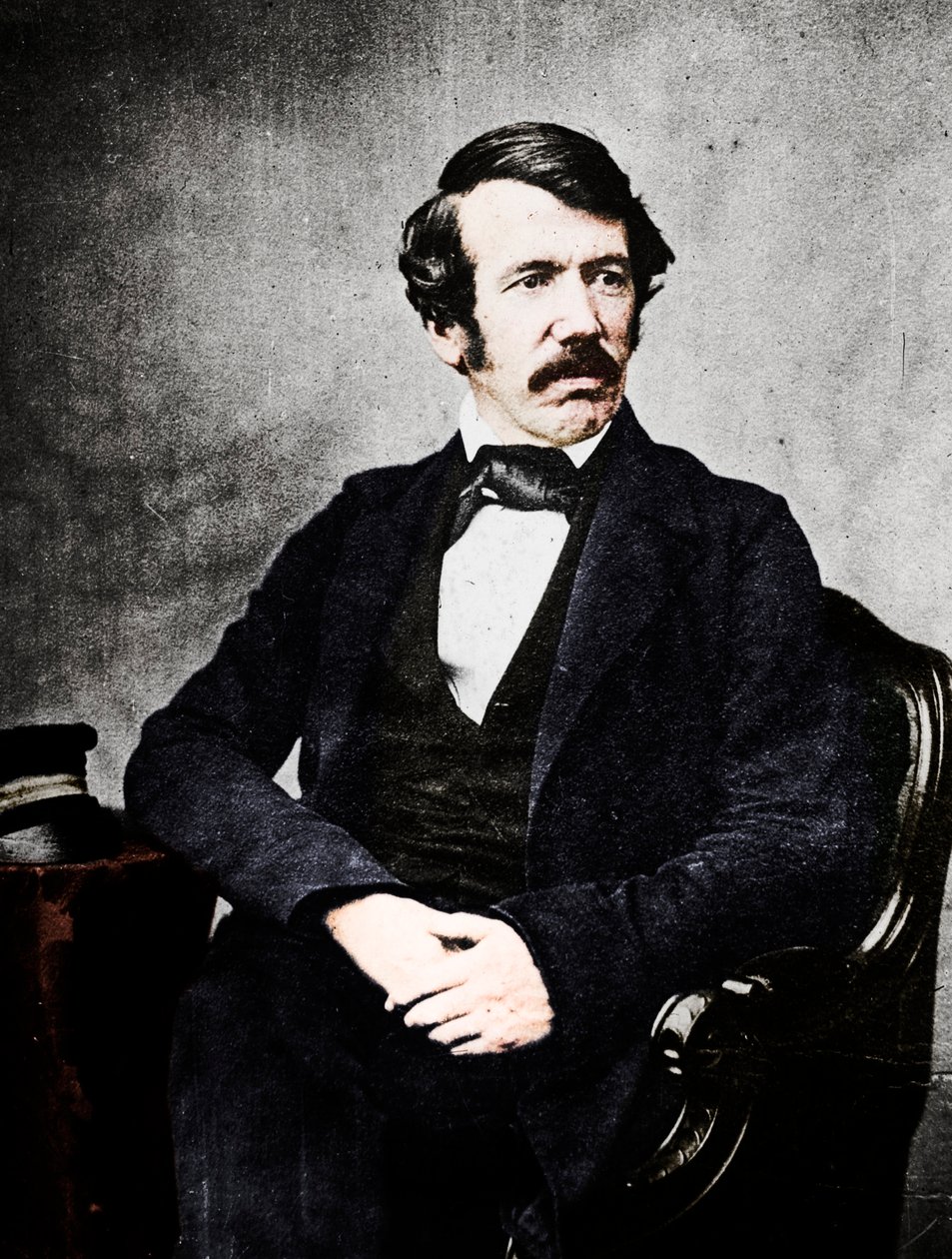 大卫·利文斯通（David Livingstone），苏格兰传教士和探险家，十九世纪 作者 不明
