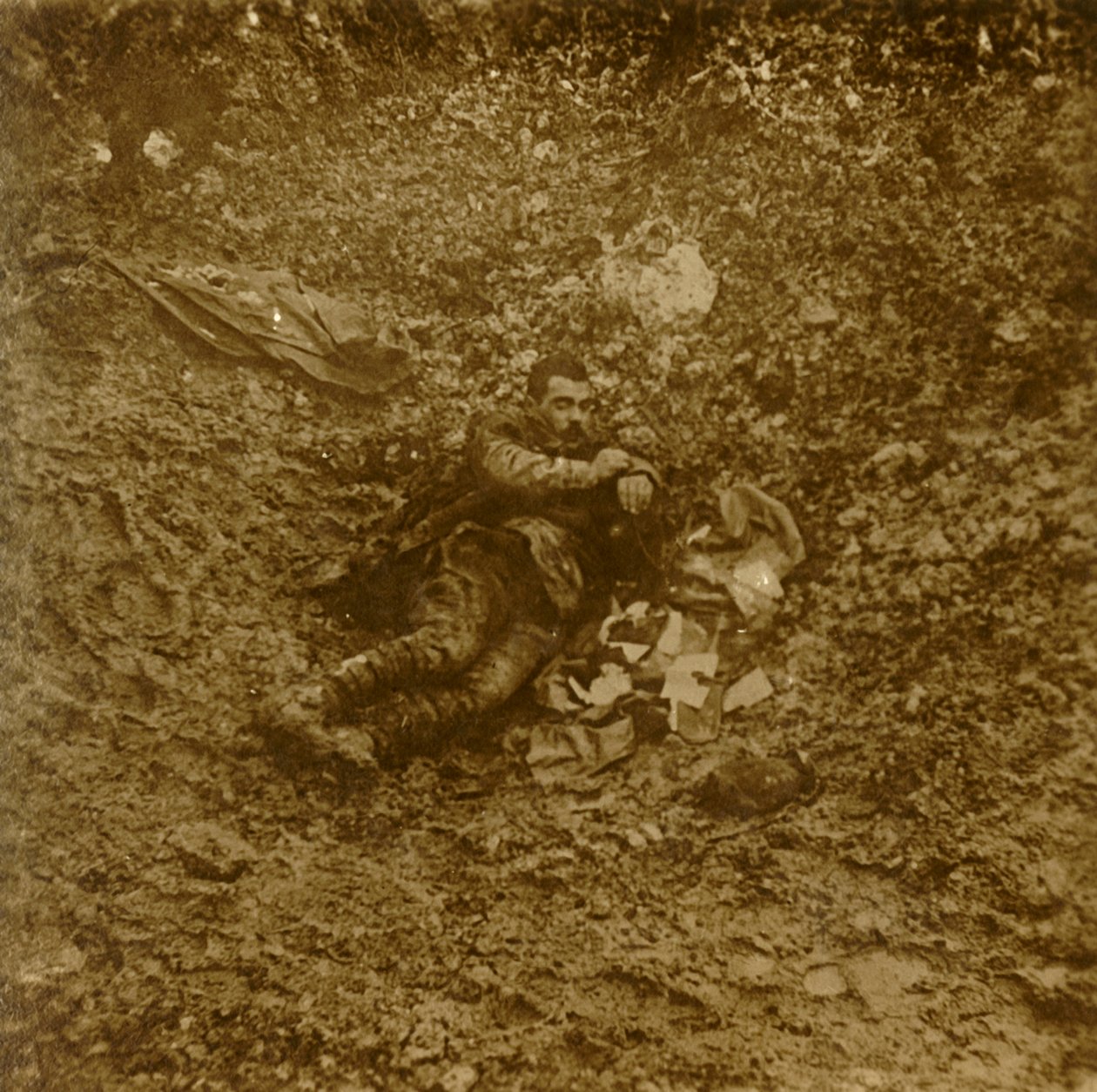 死的德国士兵，法国北部凡尔登，c1914-c1918 作者 不明