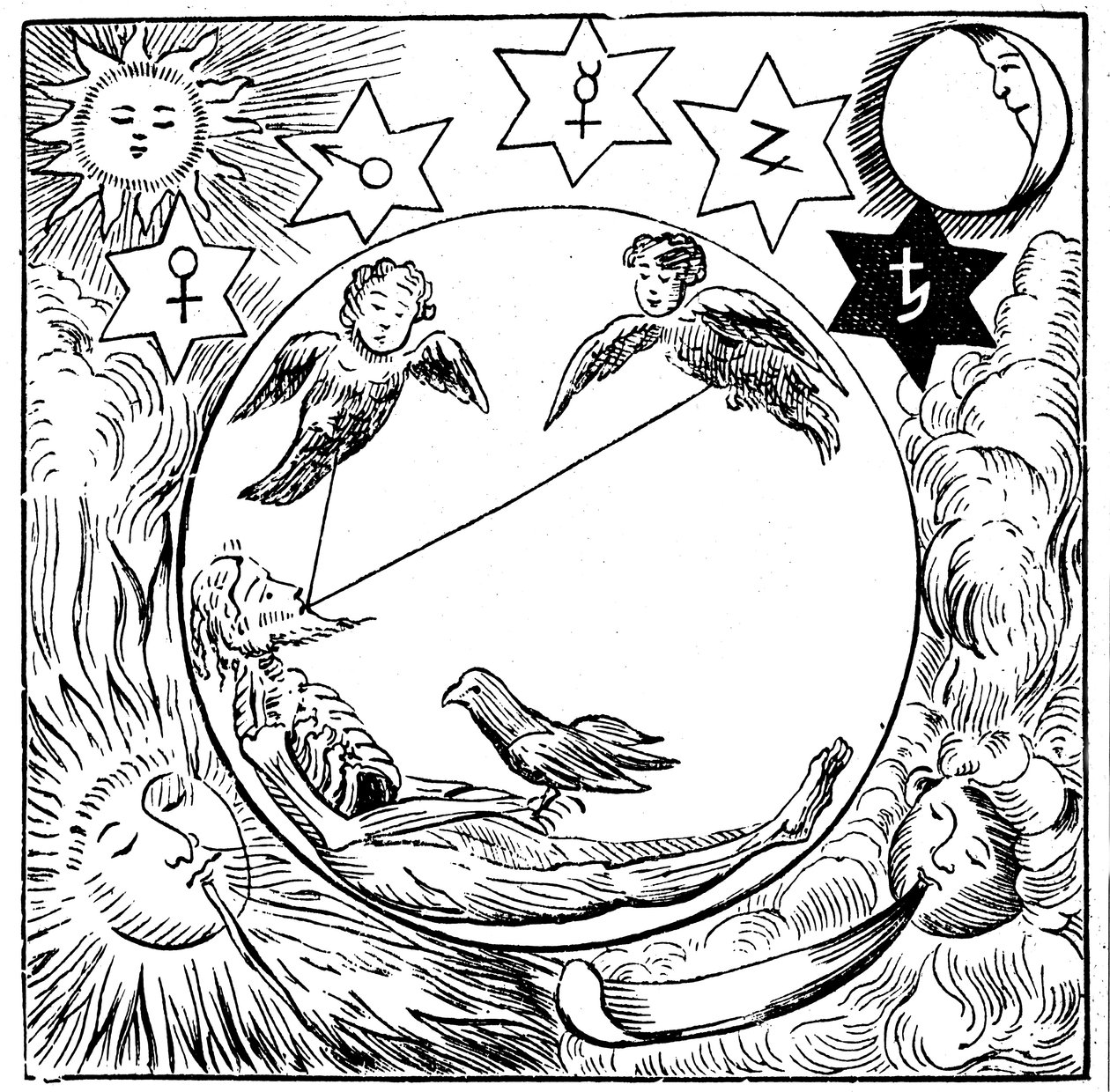 死亡，1624年 作者 不明