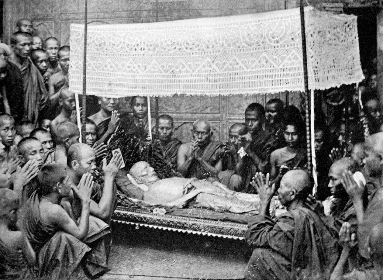 缅甸死亡习俗，1920年 作者 不明