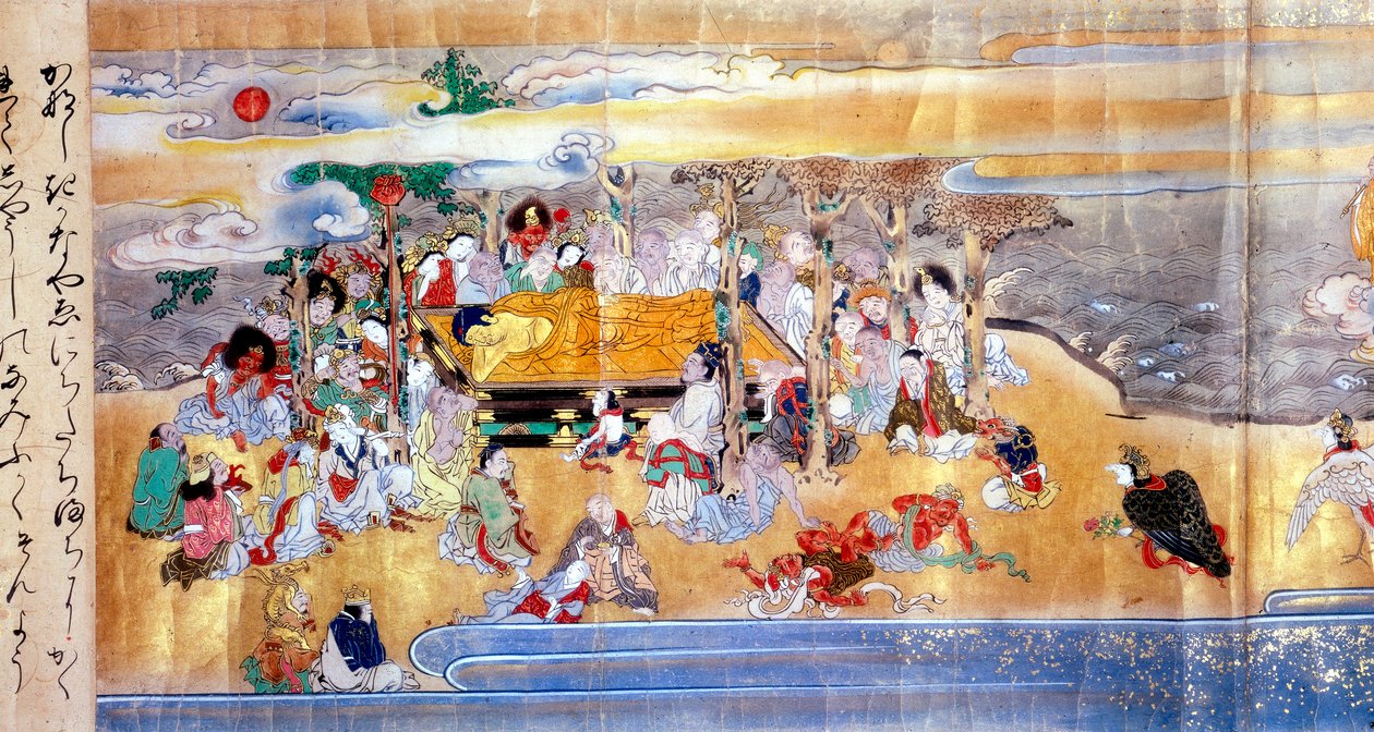 佛陀逝世，约公元前483年，十七世纪 作者 不明