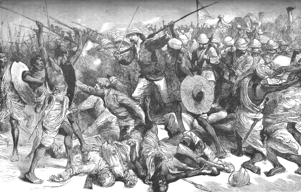 本那比上校的去世，c1885年 作者 不明