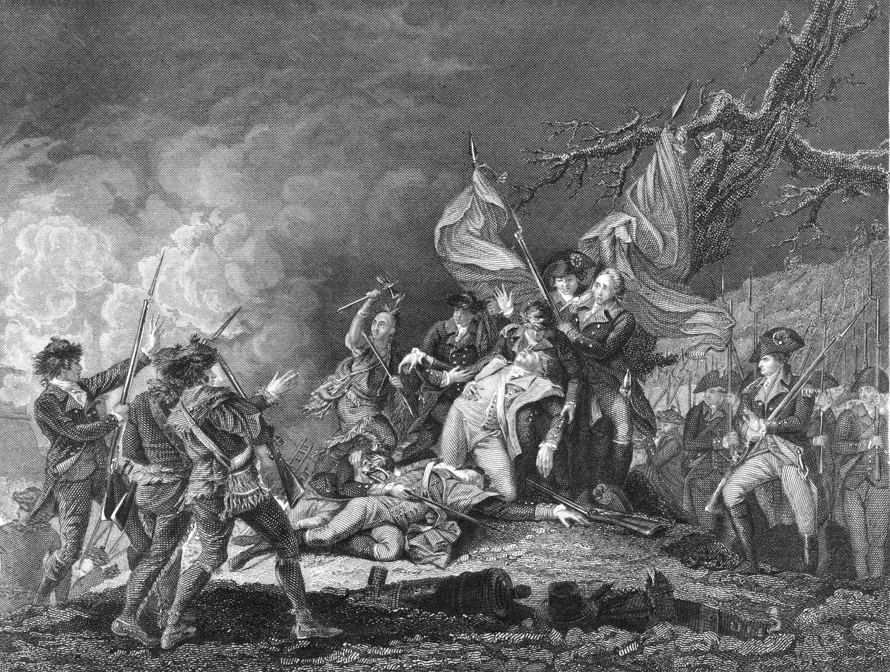 1775年12月，蒙哥马利将军在魁北克去世。 作者 不明