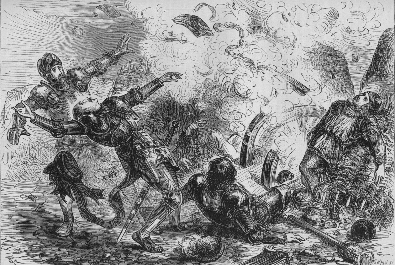 詹姆斯二世之死。苏格兰，约1880年 作者 不明