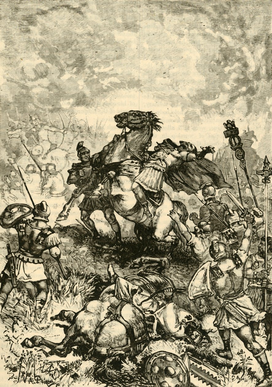 叛教者朱利安（Julian）逝世，1890年。 作者 不明