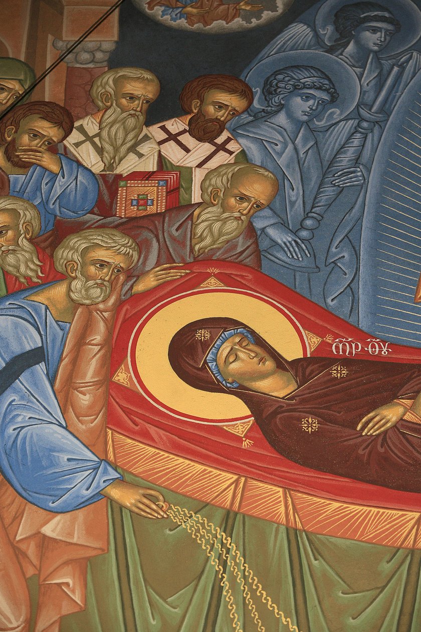 Death of Mary. Saint-Antoine-le-Grand orthodox church Saint-Laurent-en-Royans France 作者 不明