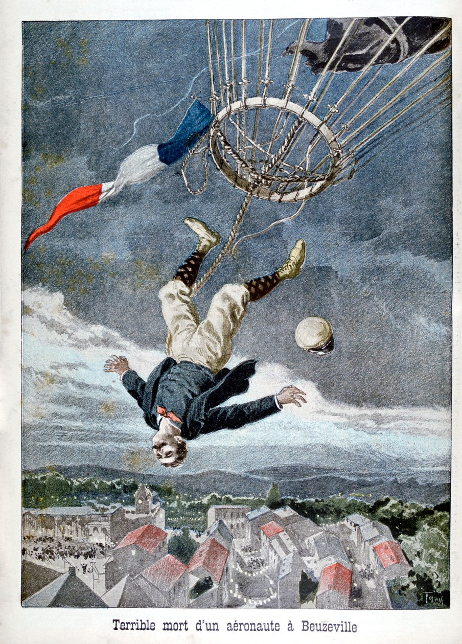 1899年，法国伯兹维尔上空的宇航员去世 作者 不明