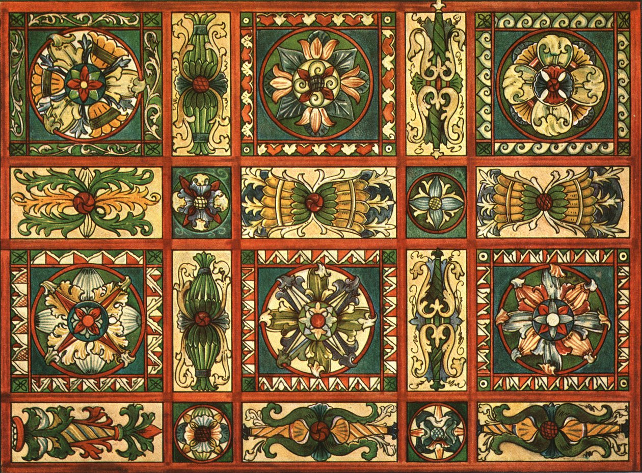 1928年，在Chechlau的St Valentines教堂进行装饰。 作者 不明