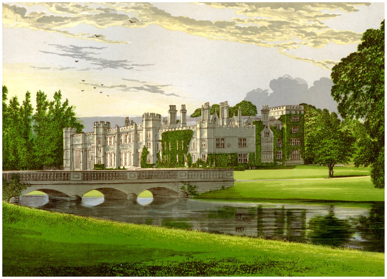 Deene Park，北安普敦郡，开襟伯爵夫人的家，c1880 作者 不明