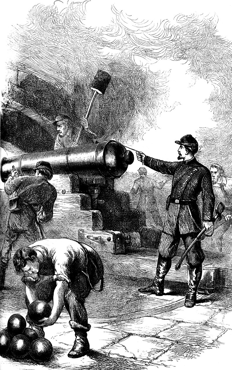 南卡罗来纳州萨姆特堡防御，1861年c1880年 作者 不明