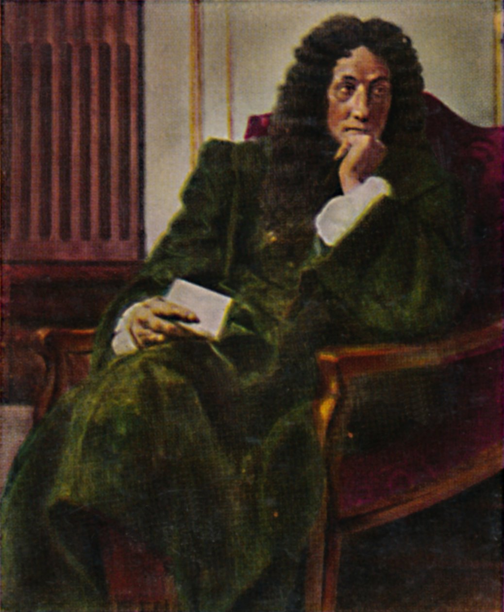 哲学家莱布尼兹（Leibniz）1646-1716。 -C. Meyer绘画，1934年。 作者 不明