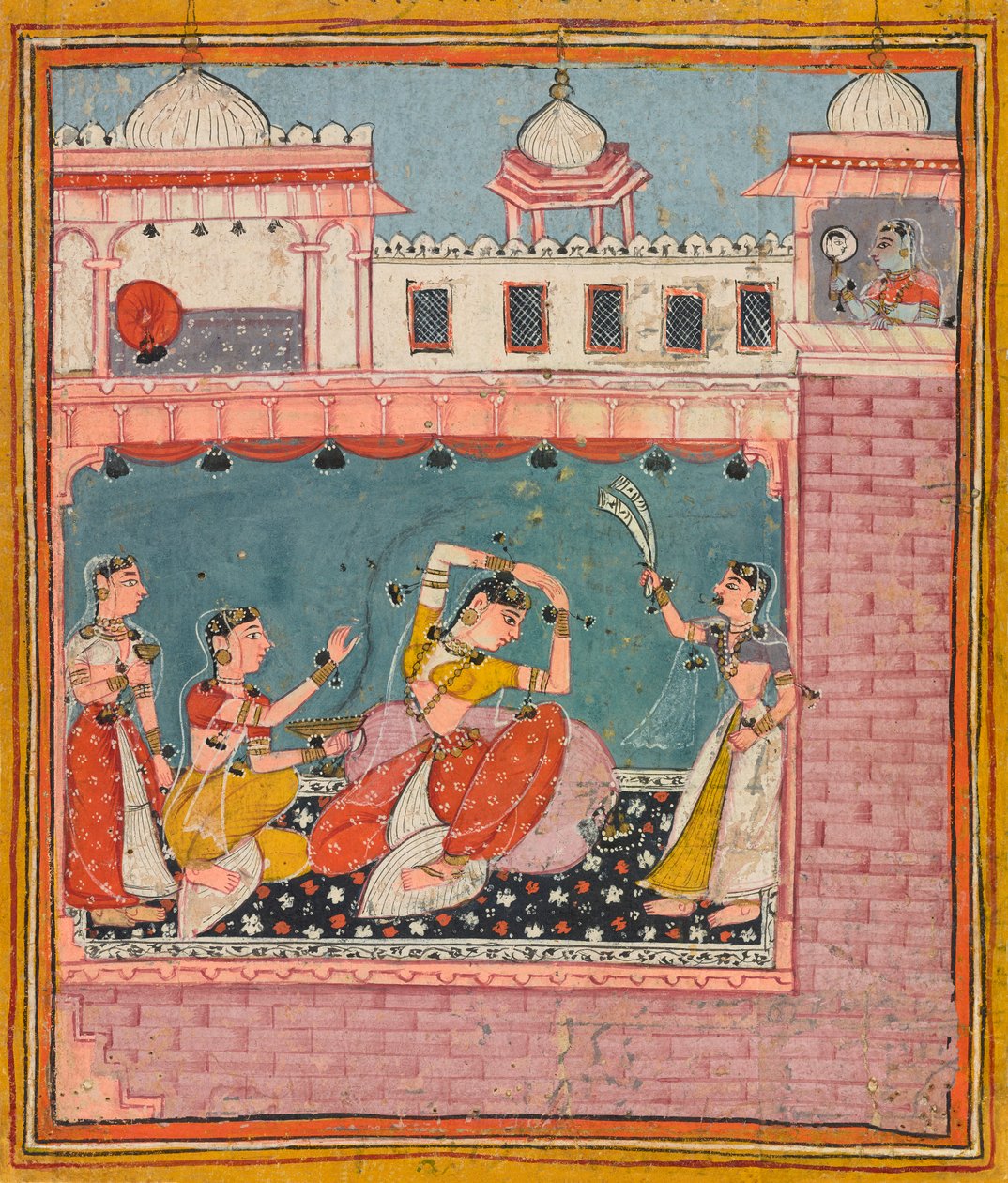 Desavarati Ragini, 约1630年。 作者 不明