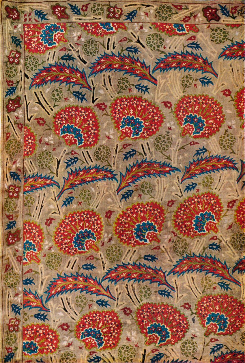 窗帘细节，来自土耳其，c1650 作者 不明