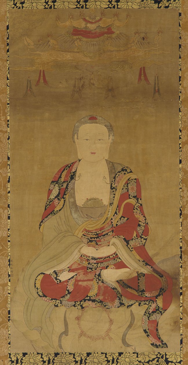 Dhyani佛，明朝，16-17世纪。 作者 不明