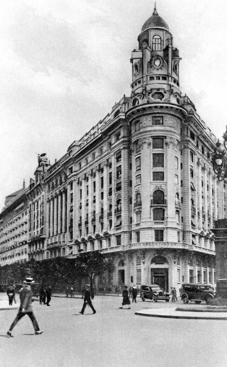 对角线北，Roque Saenz Pena Avenue，布宜诺斯艾利斯，阿根廷，c1920年代 作者 不明