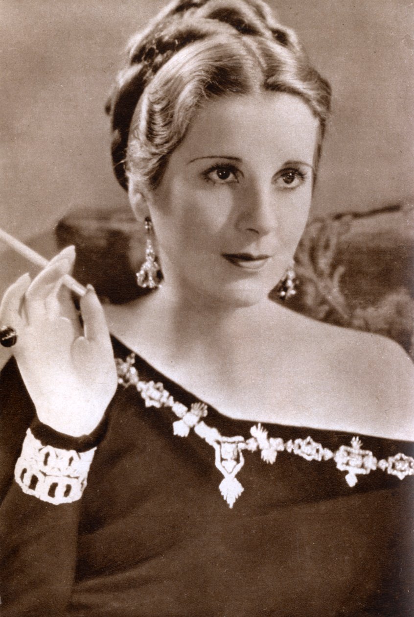戴安娜·温亚德（Diana Wynyard），英国女演员，1933年 作者 不明