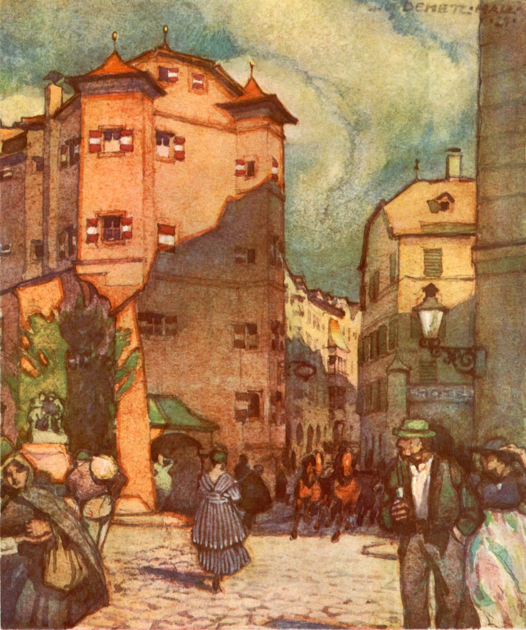 奥托堡模具奥托堡（Die Ottoburg），建于1929年。 作者 不明