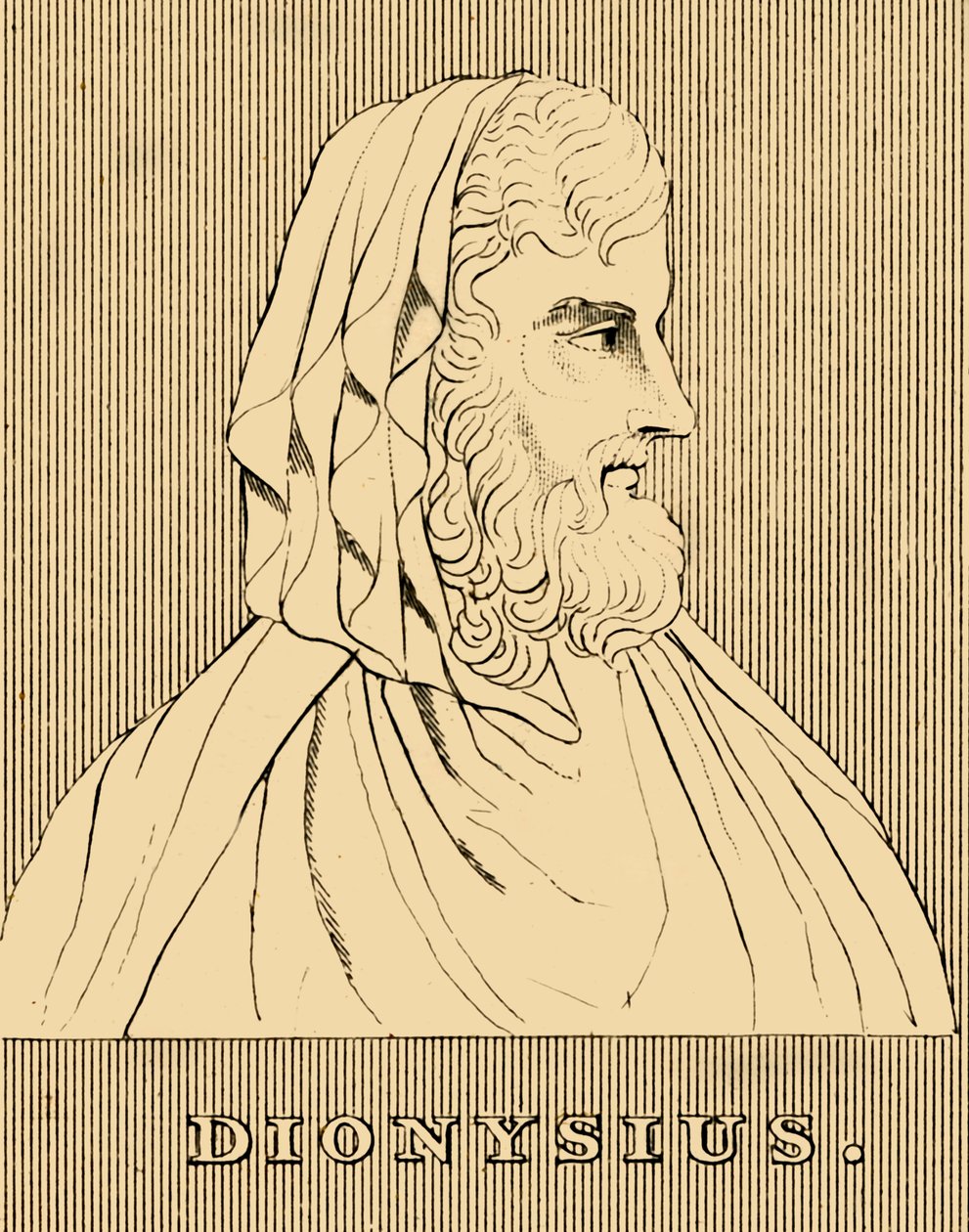 狄奥尼修斯（Dionysius），约前432年-公元前367年，1830年。 作者 不明