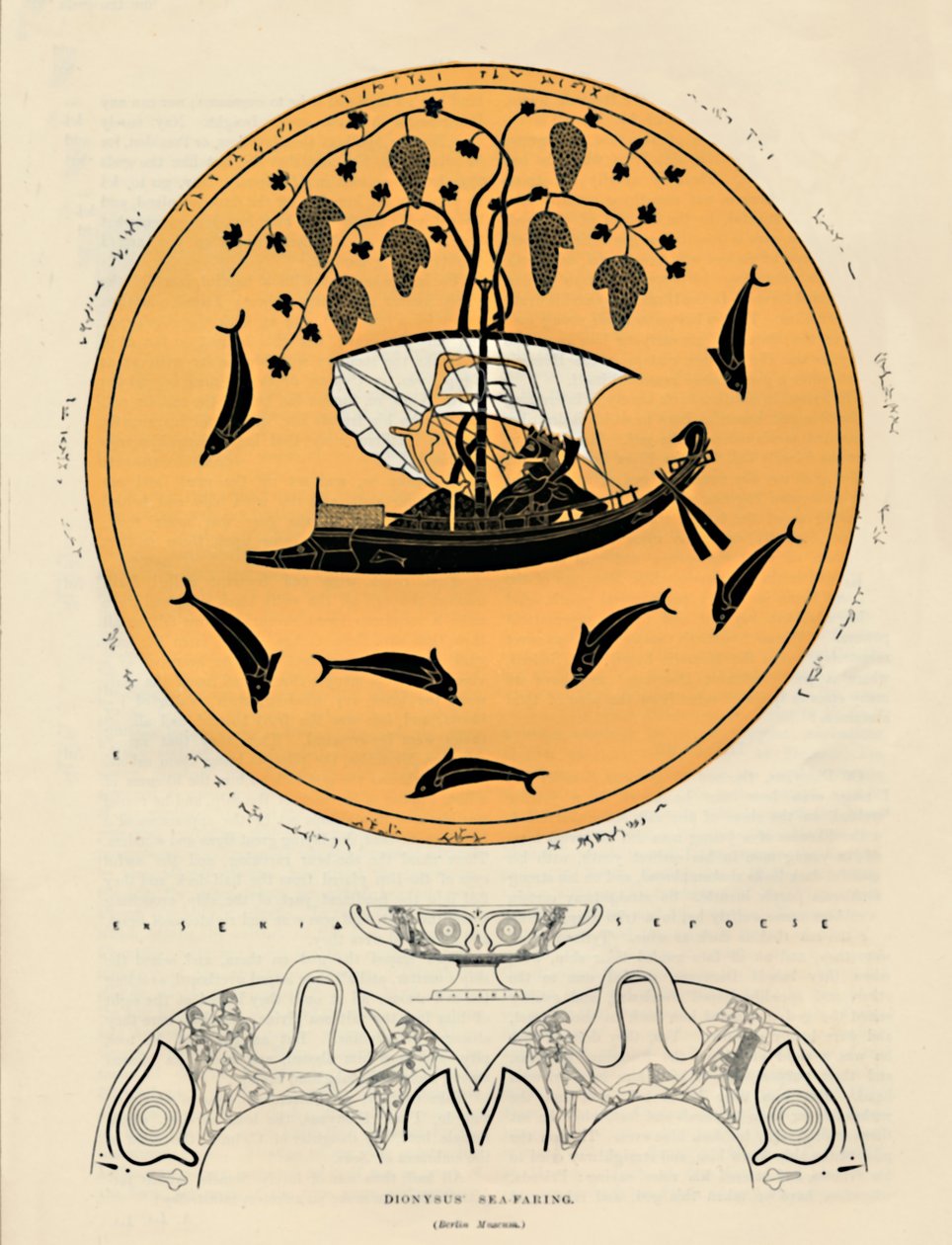 狄俄尼索斯海上航行，柏林博物馆，1886年 作者 不明