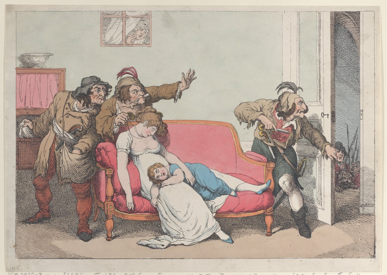 Disturbers of Domestic Happiness, ca. 1815., ca. 1815. 作者 不明