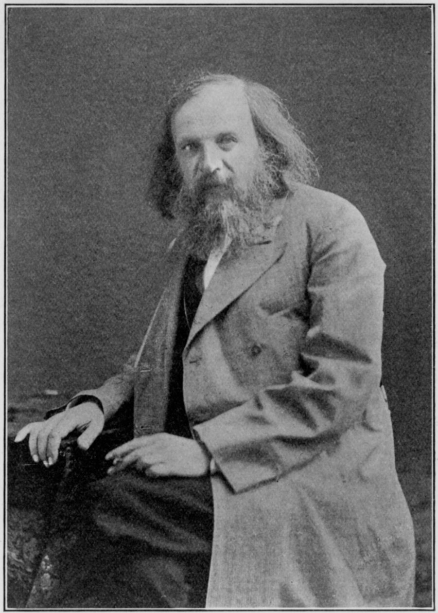 Dmitiri Ivanovich Mendeleyev 1834-1907，俄罗斯化学家，c1900年代 作者 不明