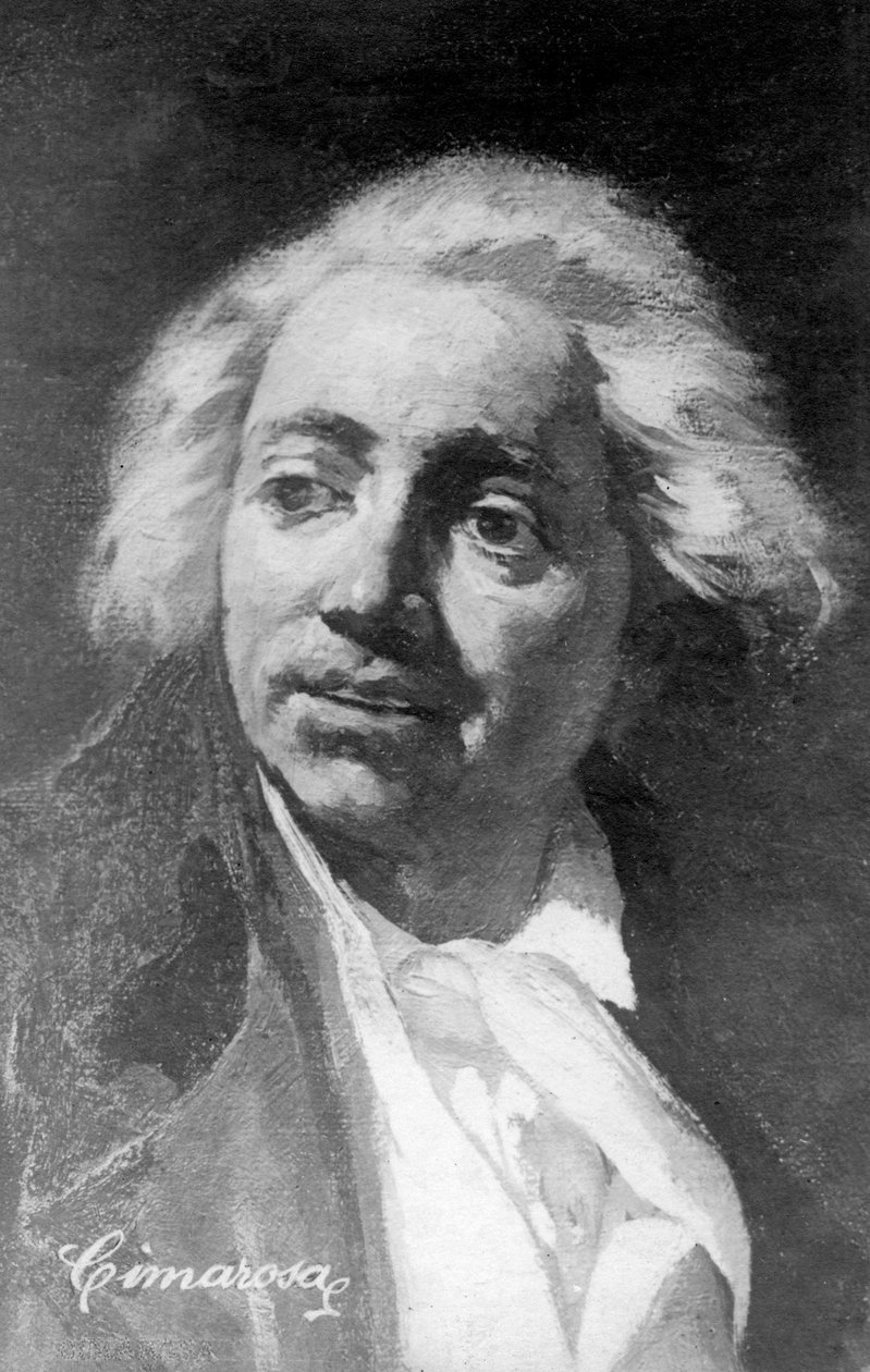 Domenico Cimarosa 1749-1801，意大利作曲家，二十世纪 作者 不明