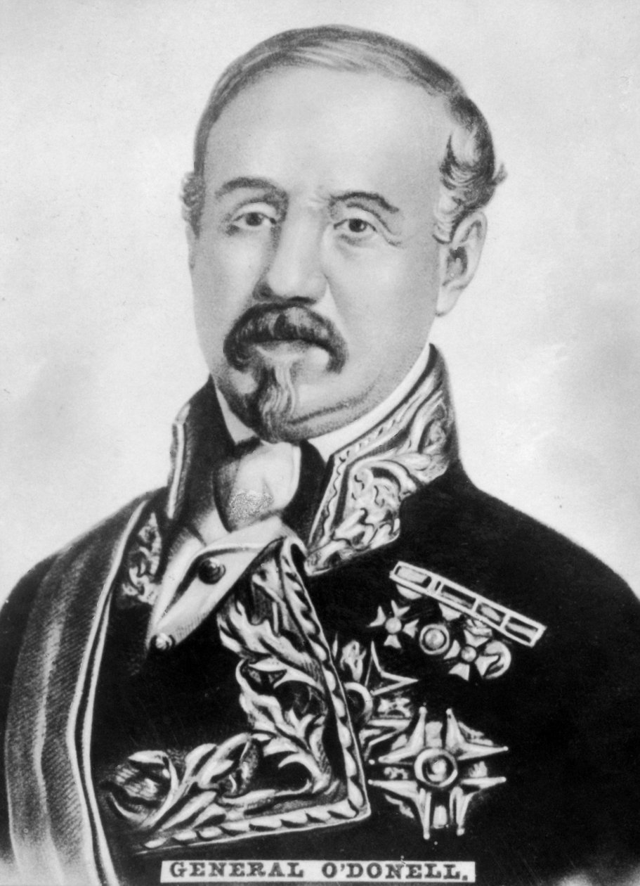 唐·利奥波多·ODonnell y Jorris 1809-1867，西班牙将军和政治家，c1910 作者 不明