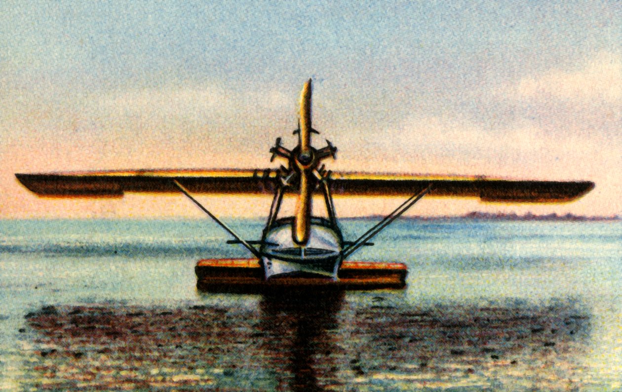 多尼尔·里贝尔（Dornier Libelle）飞行船，1920年代，1932年。 作者 不明