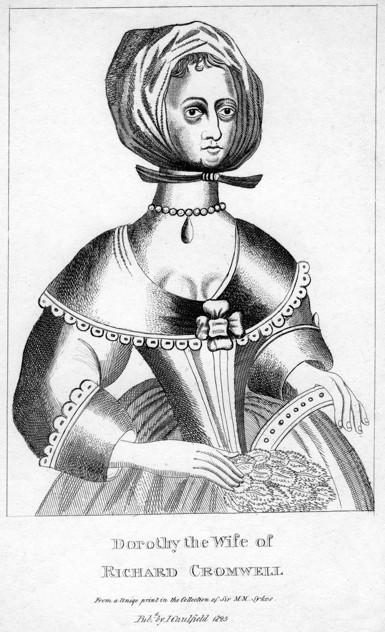 桃乐丝（Dorothy），理查德·克伦威尔（Richard Cromwell）的妻子，十七世纪，1825年 作者 不明