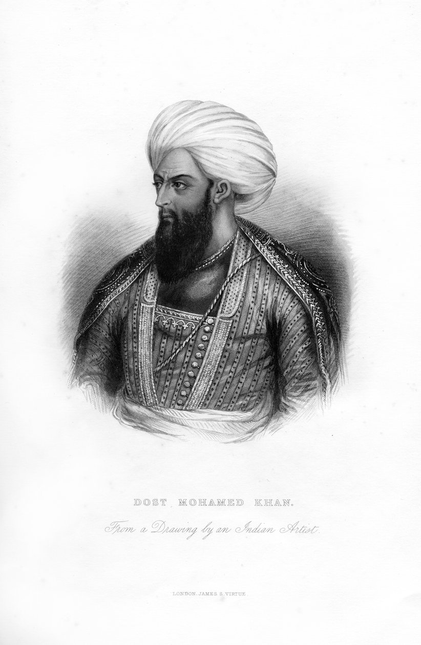 Dost Mahommed Khan，阿富汗统治者，十九世纪 作者 不明