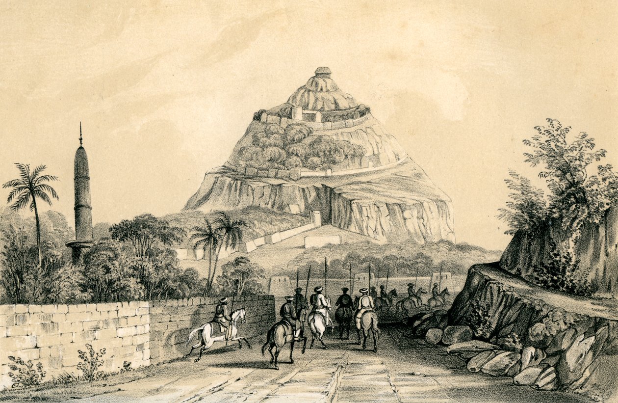 印度达拉塔巴德（Dowlatabad），1847年 作者 不明