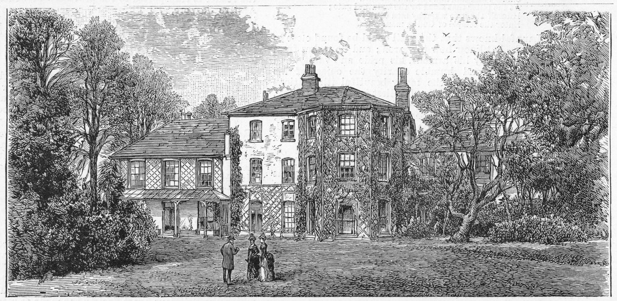 肯特郡贝肯汉姆附近的唐楼（Down House），1887年 作者 不明