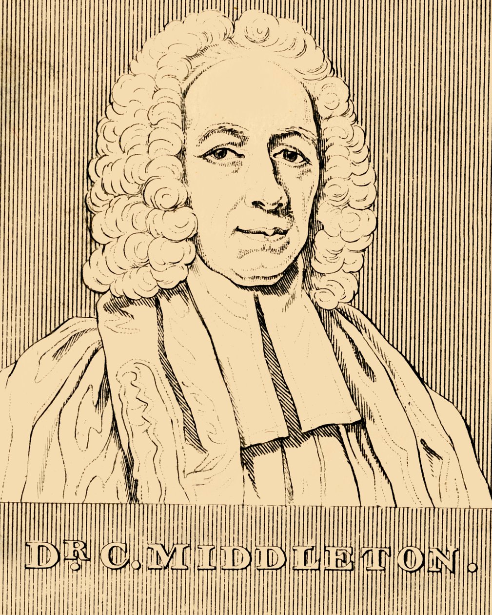 米德尔顿博士（C.Middleton），1683-1750年，1830年。 作者 不明