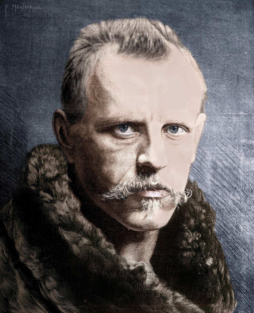 Fridtjof Nansen博士，挪威北极探险者，1893年 作者 不明