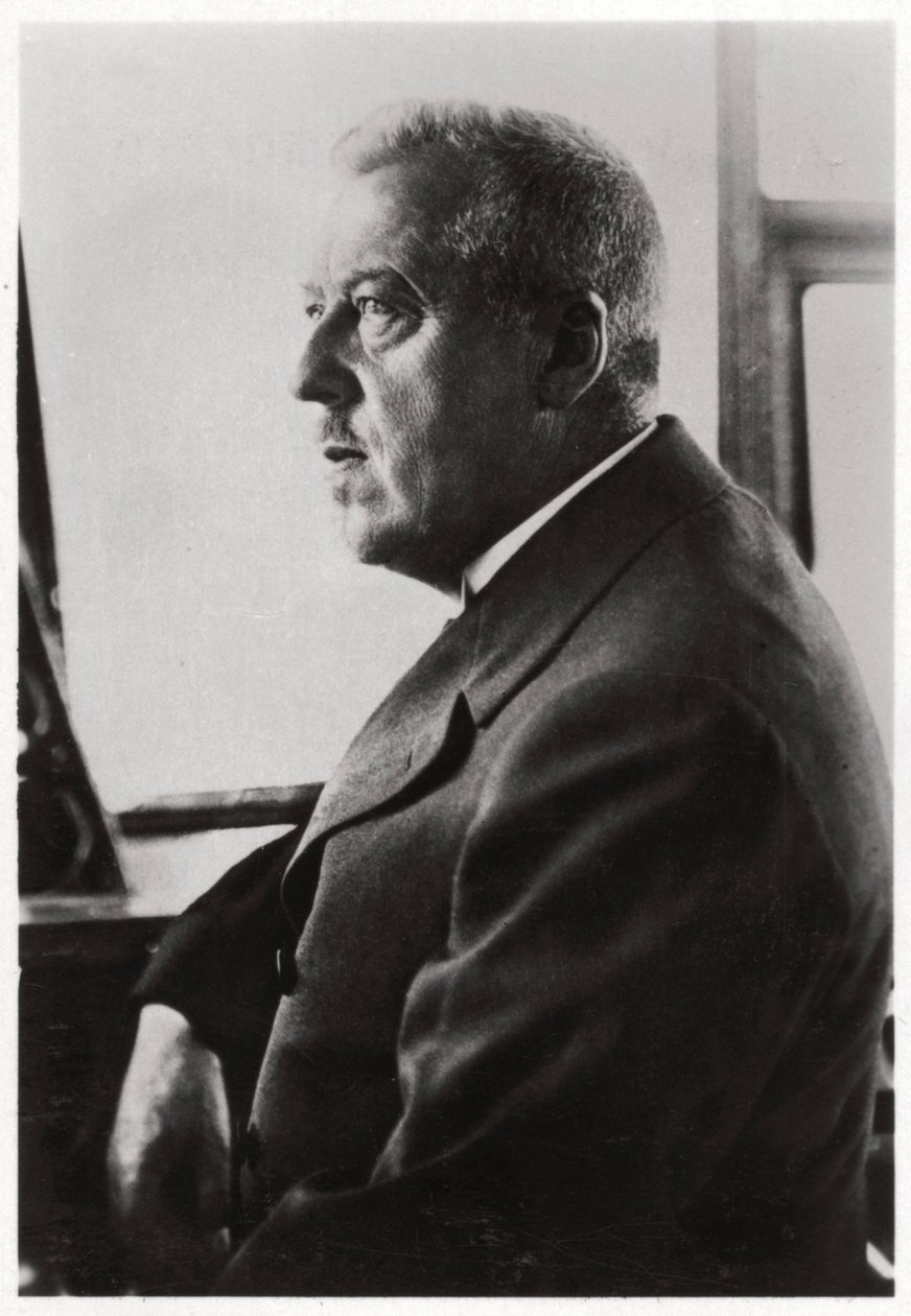齐柏林飞艇建造经理Hugo Eckener博士，c1917-1933 1933年 作者 不明