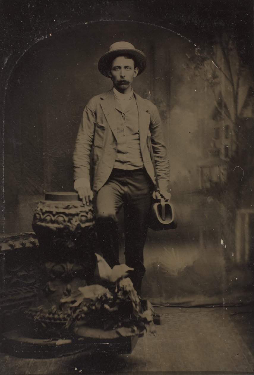 J. A. Marshall医生，内科医生和外科医生，印第安纳州威廉斯堡，约1865年。 作者 不明