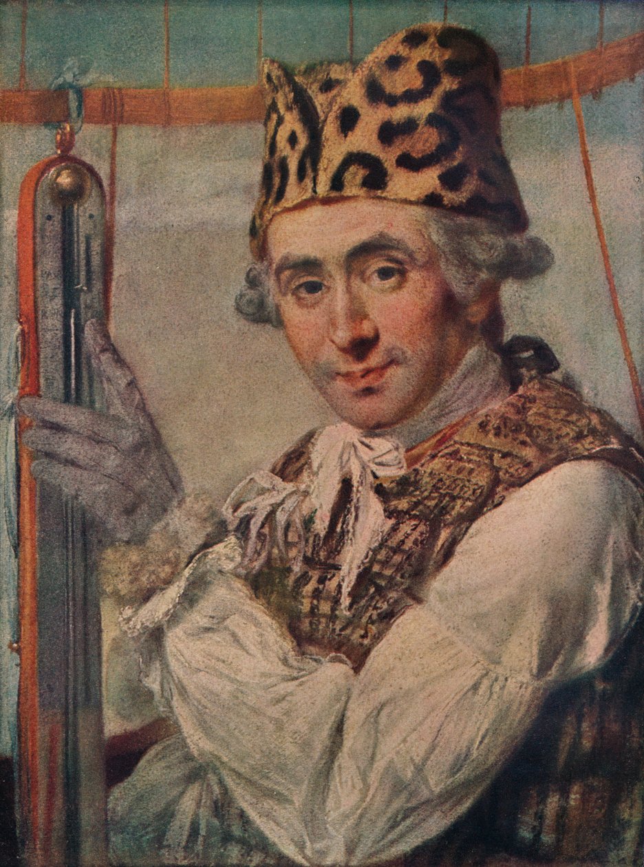 约翰·杰弗里斯博士（John Jeffries），美国气球爱好者，1786年。1911年 作者 不明