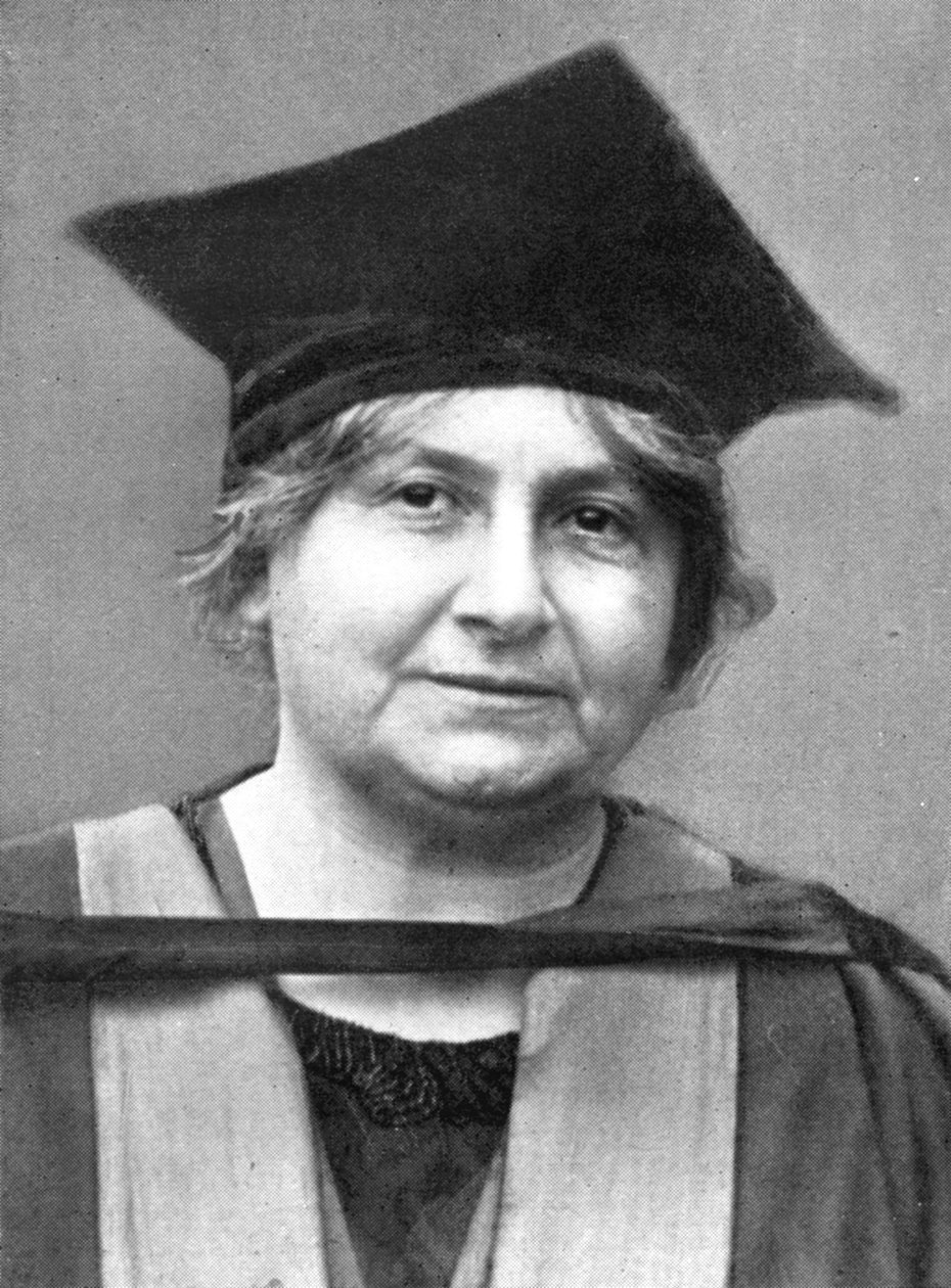 玛丽亚·蒙特梭利（Maria Montessori）博士1870-1952年，意大利哲学家，1926年 作者 不明