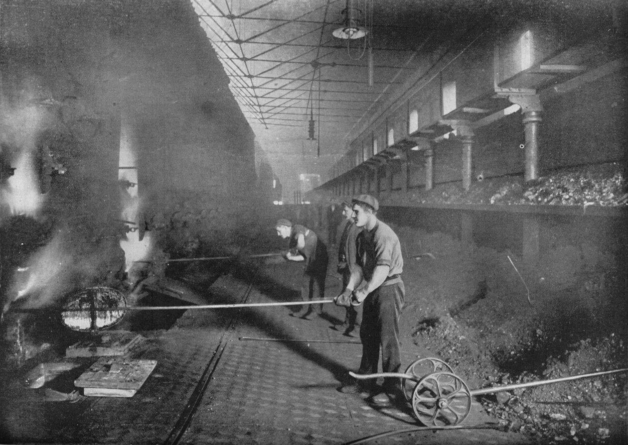 手工绘制的反击，南大都会煤气厂，伦敦佩克汉姆，1903年，1903年 作者 不明