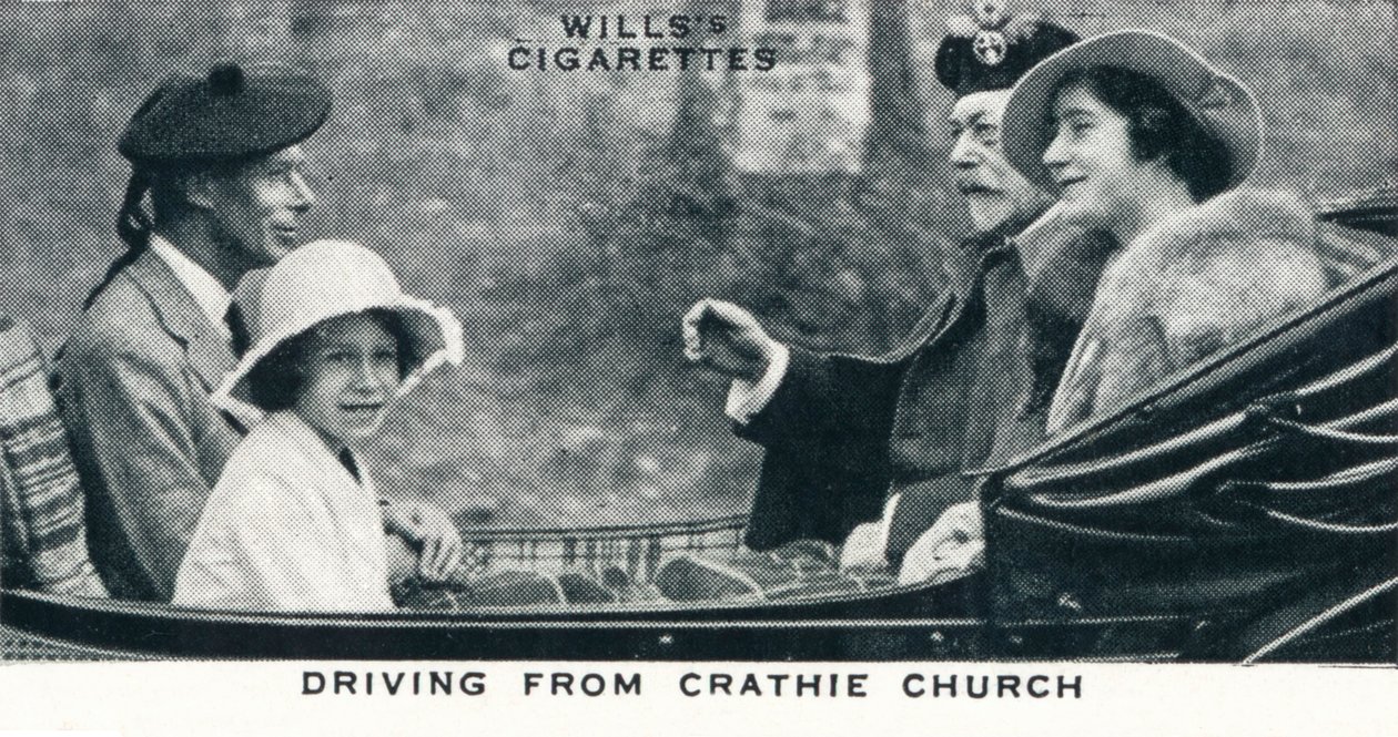 从Crathie教堂开车，1935年，1937年 作者 不明