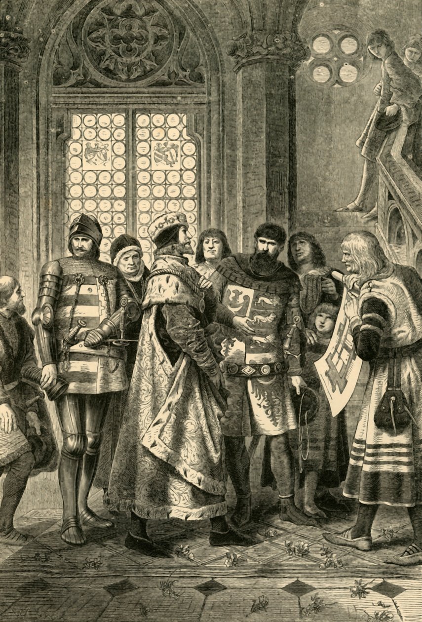 鲁道夫四世（Duke Rudolf IV），1890年成立于斯蒂芬大教堂（Stephen Cathedral）， 作者 不明