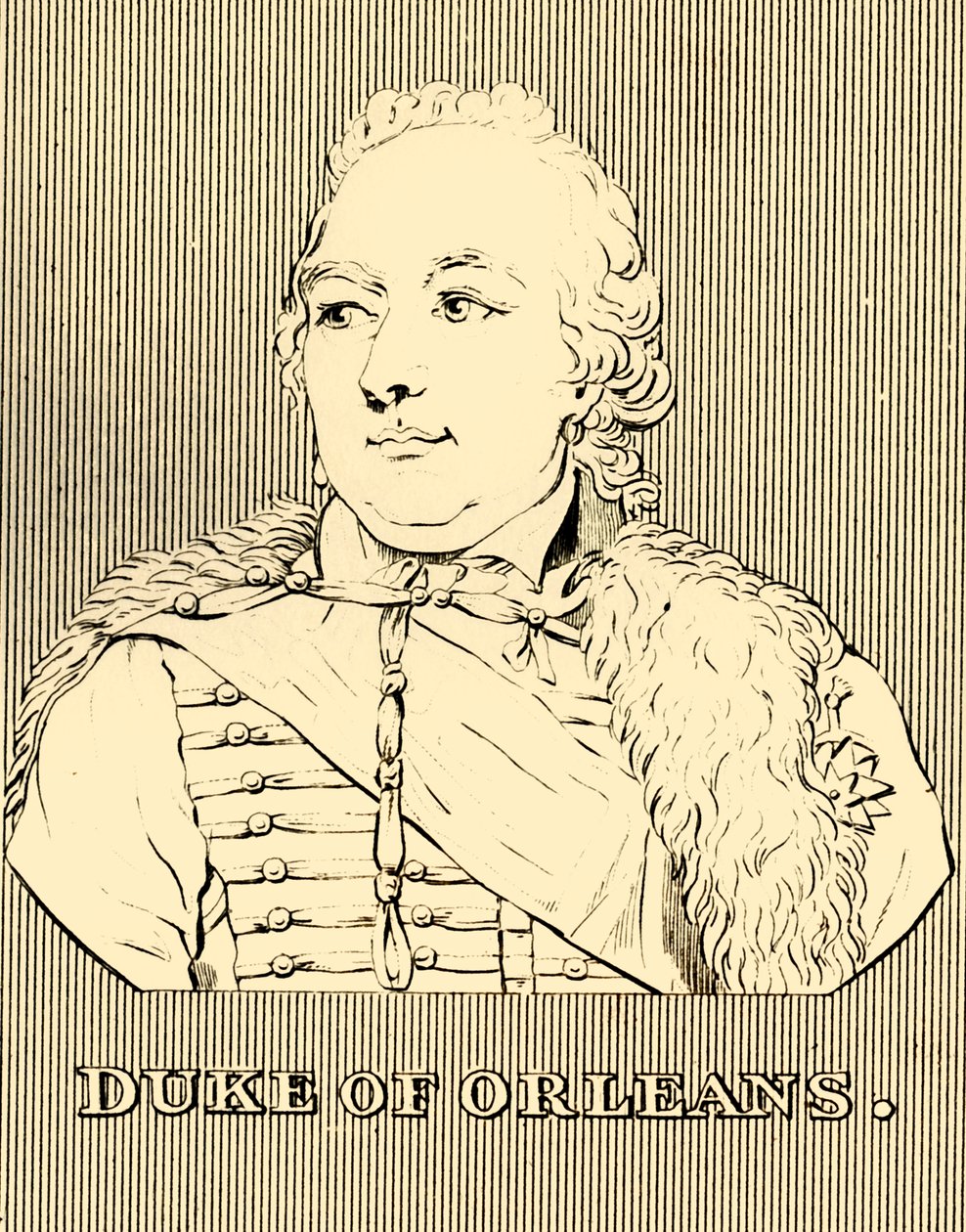 奥尔良公爵（Duke of Orleans），1747-1793年，1830年。 作者 不明