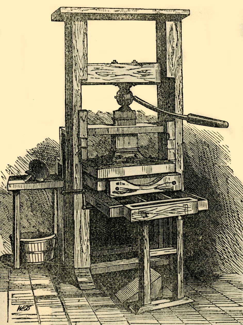 富兰克林斯出版社的复本，1881年。 作者 不明