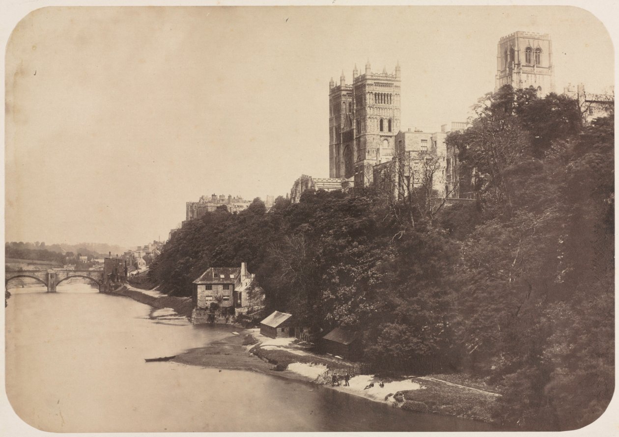 达勒姆大教堂（Durham Cathedral），1858年。 作者 不明