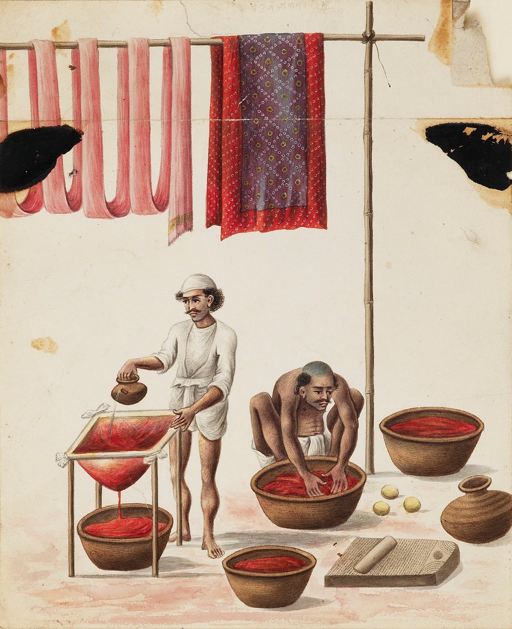 染坊，1840-1850 作者 不明