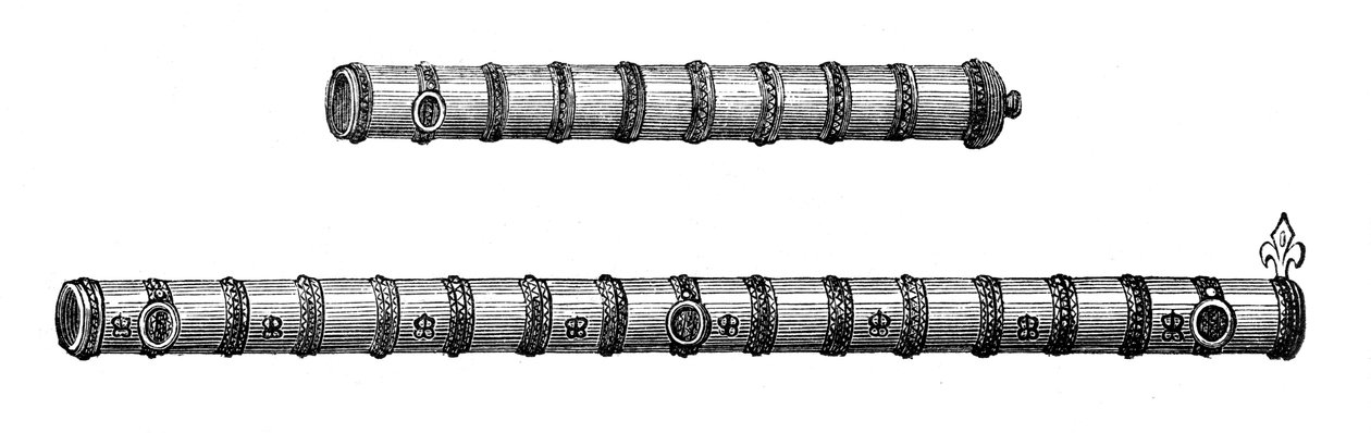 大炮的最早模型，伦敦塔，1870年 作者 不明